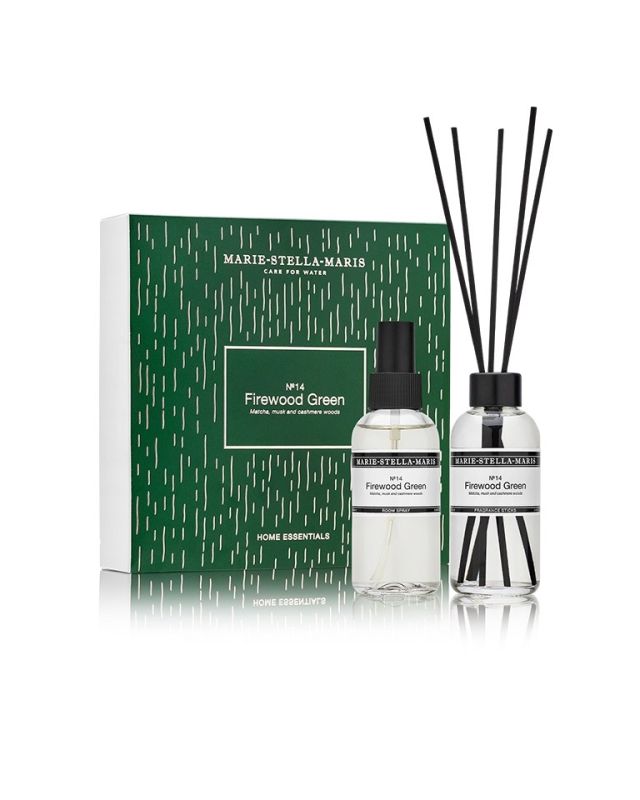 Marie-Stella-Maris No.14 Firewood Green Home Essentials Gift set 2 st