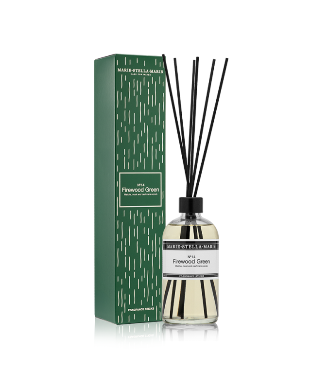 Marie-Stella-Maris No.14 Firewood Green Geurstokjes 250 ml